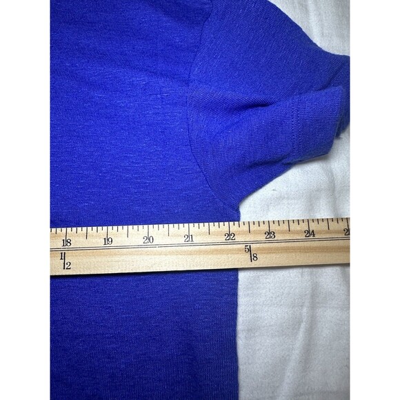 AERIE Making Waves Blue‎ Lightweight Crew Graphic T-Shirt Women's XS NWT - Picture 8 of 8